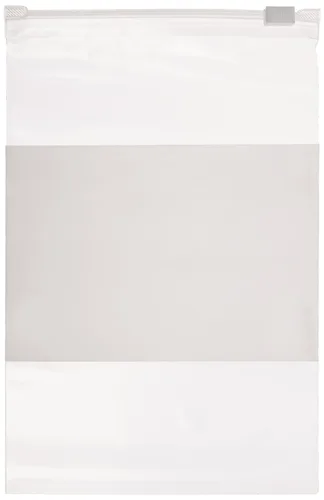 Vista 88 de Aviditi Poly Bolsa con cierre hermético blanco, 10" x 12", Azul, 1000