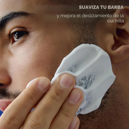 Vista 4 de NIVEA MEN Gel de afeitado sensible con vitamina E, extractos calmantes de manzanilla y hamamelis, paquete de 3 latas de 7 onzas