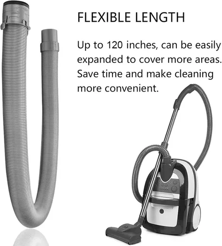 Vista 4 de Mangueras de vacío para Shark NV22: Manguera de repuesto para aspiradora Shark Navigator NV22 NV44 NV46 NV60 NV70 NV80 NV355 UV400 UV410 - Número