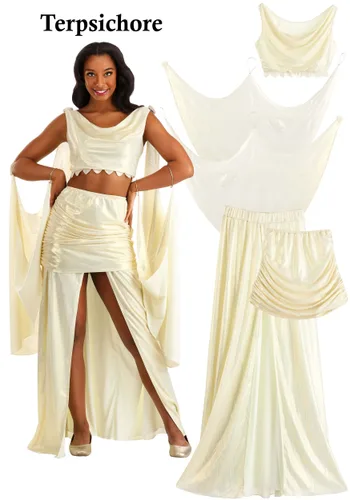 Vista 24 de Disfraz Disney Hercules Muses para Mujer Multicolor