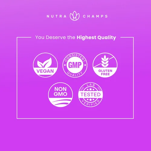 Vista 5 de NutraChamps Gomitas de Biotina 10000mcg [Alta Potencia] para Cabello Saludable, Piel y Uñas, Vitaminas para Mujeres, Hombres y Niños - 5000mcg