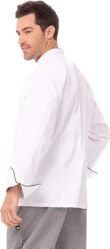 Vista 2 de Chef Works Newport Executive Chef Abrigo para hombre