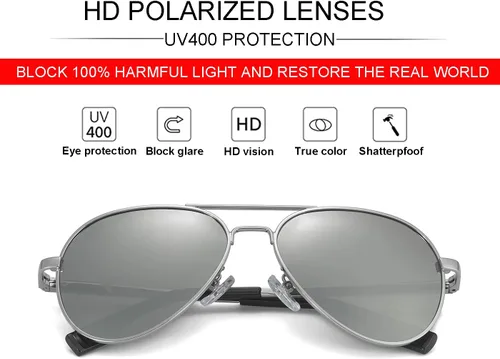 Vista 47 de Gafas de sol polarizadas de aviador pequeñas para niñas y niños de 4 a 16 años