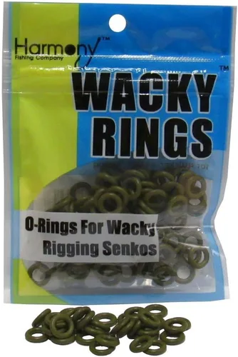 Vista 19 de (100pk) – O-Rings for Wacky Rigging Senkos/Worms/Soft Stickbaits – Bait Saver Orings for Senko Worm – Save Your Baits from Tearing While Wacky Neko