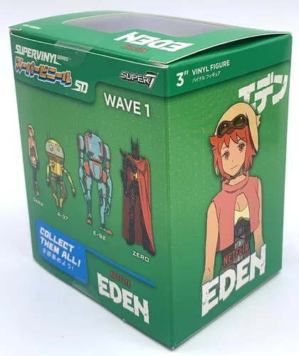 Vista 7 de Super 7 Super7 Netflix Anime Eden Supervinyl Figura de acción (3 pulgadas Sara - 18 años) multicolor