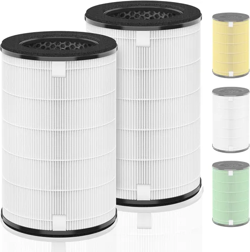 Vista 11 de AP-T10-WT AP-T10FL - Filtro de repuesto compatible con filtro de purificador de aire HoMedics TotalClean Tower Modelo AP-T10 AP-T10-WT AP-T10-BK