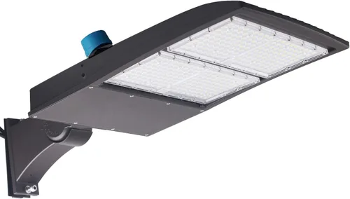 Vista 11 de Luces LED de poste de estacionamiento de 100 W, sensor de fotocélula del atardecer al amanecer, protección contra sobretensiones integrada, 1-10 V