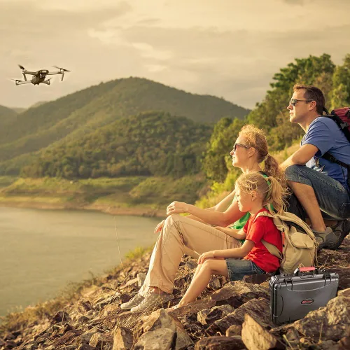 Vista 6 de Smatree Estuche de transporte impermeable de 10.2 L compatible con Mavic Platinum/Pro Mavic-Fly More Combo (no apto para Mavic 2 Pro/Zoom)