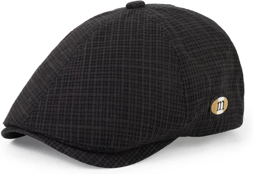Vista 32 de Sombrero Newsboy de Qlauca para Hombre de Algodón 6 Paneles