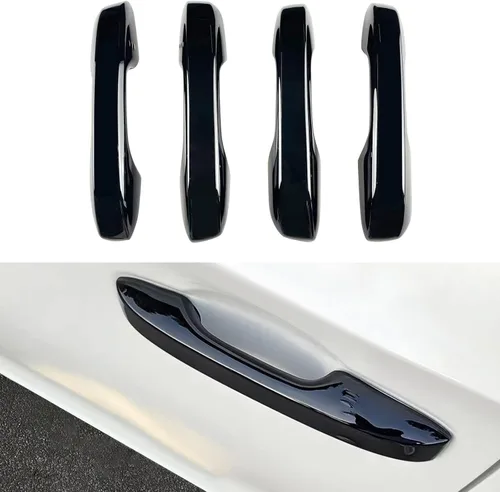 Vista 13 de Cubierta de Manija de Puerta Compatible con Honda Civic de 10ª Generación Sedan Hatchback Coupe Tipo R 2016 2017 2018 2019 2020 2021 Manijas