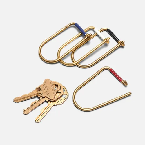 Vista 5 de Craighill Wilson Keyring - 2" Carabiner Keychain Clip, Key Ring for Car Keys, Lightweight, D Ring Key Organizer