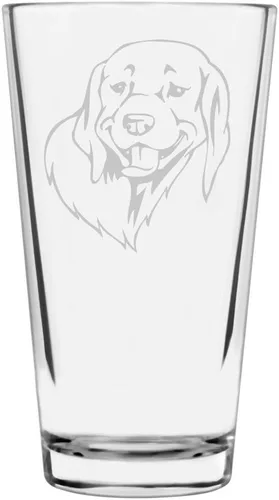 Vista 429 de Podenco Canario - Vaso de pinta de 16 onzas con temática de perro personalizado