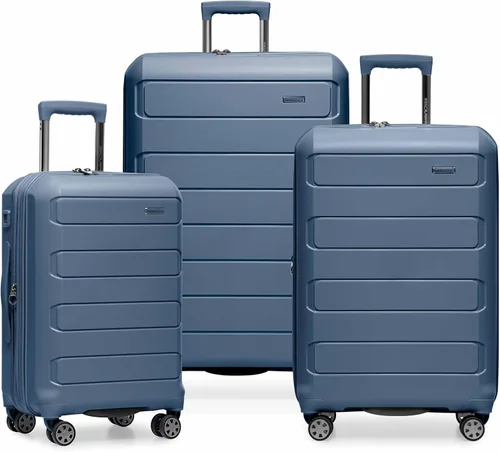 Vista 25 de Traveler's Choice Pagosa indestructible Hardshell expandible Spinner Equipaje, Azul bebé, Pagosa indestructible Hardshell expandible Spinner Equipaje