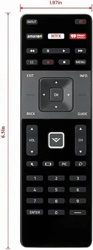 Vista 8 de XRT122 Reemplazo de control remoto para VIZIO TV D24-D1 D24H-E1 D28H-D1