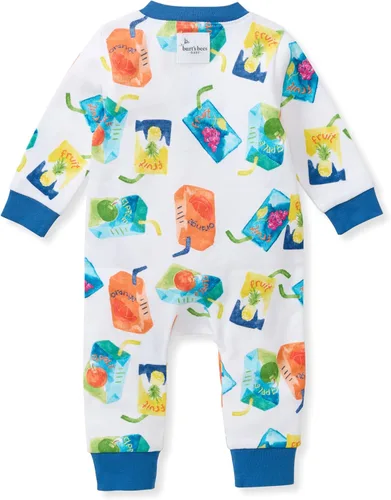 Vista 182 de Burt's Bees Baby - Pijama de una pieza para bebé, mameluco para dormir y jugar, algodón 100% orgánico, cremallera frontal