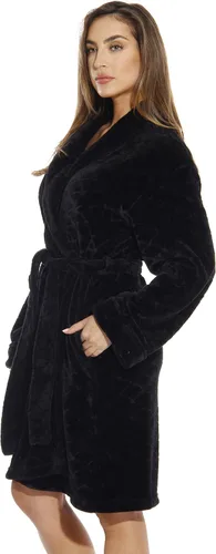 Vista 2 de Just Love - Batas lisas tipo kimono para mujer