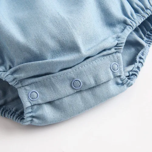 Vista 5 de Simplee kids Mameluco de manga larga para bebé niña, mameluco de una pieza, ropa para primavera y otoño