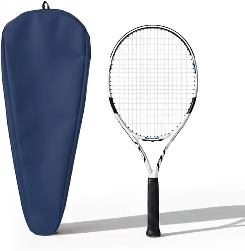 Vista 21 de Bolsa de tenis TaktZeit ligera y acolchada con funda para raquetas de tenis y correa de hombro ajustable