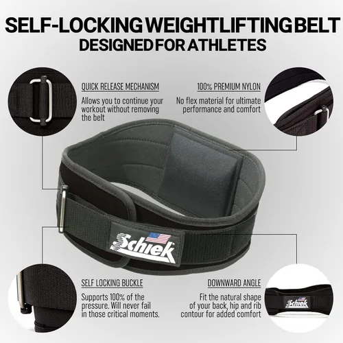 Vista 3 de Schiek Model 4006 Support Belt - Back Support Brace for Work