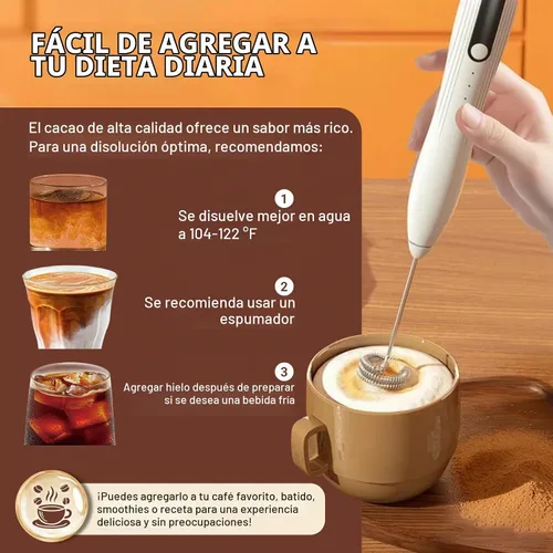 Vista 7 de DRFOSTER Péptidos de colágeno de chocolate en polvo para mujeres y hombres, colágeno multi tipo I II III V X con multivitaminas y minerales