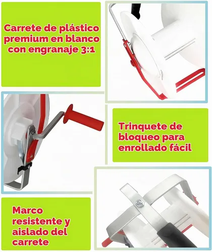 Vista 2 de 1 PACK 3:1 carrete eléctrico de esgrima estándar