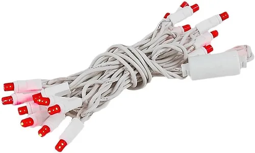 Vista 9 de Novelty Lights Luces LED Mini de Manualidades de 8.5 Pies con 20 Luces, LEDs Multicolor en Cable Blanco, Cable de 24 Pulgadas, Cadena de Luces