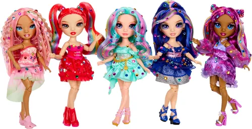 Vista 7 de Rainbow High Be Dazzling Muñecas de moda - Adeline Rose (Rosa) con herramienta Bedazzler y Gemas brillantes