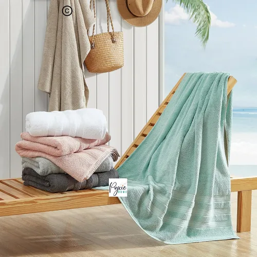 Vista 8 de Toalla de baño extra grande Ultra - Blush - 100% algodón - Extra grande