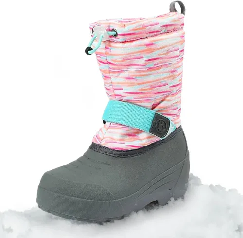 Vista 17 de Northside Frosty Botas de nieve de invierno aisladas con parte superior de nailon resistente al agua, forro de secado rápido, plantilla de EVA Baya