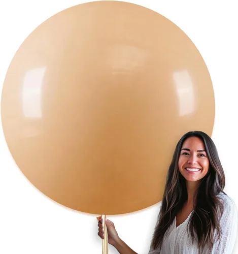 Vista 83 de PartyWoo Globos color nude, 50 globos bohemios de color albaricoque de 5 pulgadas, globos beige para guirnalda de globos o arco de globos como
