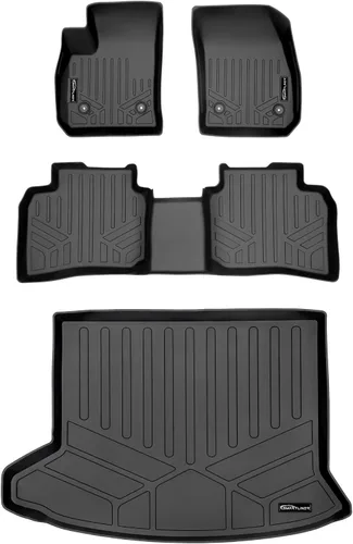 Vista 10 de SMARTLINER Juego de alfombrillas de piso personalizadas para Cadillac XT4 2019-2025