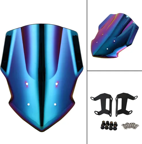 Vista 3 de Protector de parabrisas de motocicleta para Yamaha MT-07 2018-2021