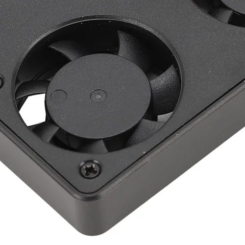 Vista 9 de Dual Camera Cooling Fan Fast Heat Dissipation Silent External Cooler for Live Broadcast, ABS Matte Finish 4 Images 60 Minutes Endurance