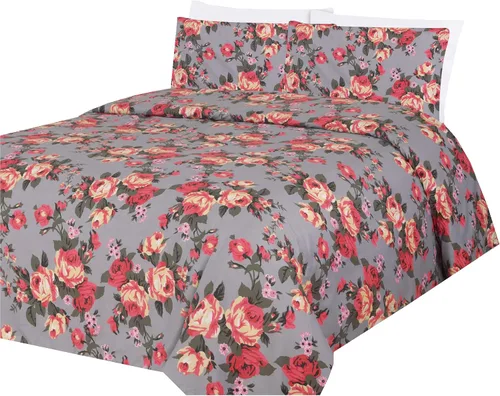 Vista 32 de Marina Decoration Ropa de cama ultra suave y sedosa con bolsillo profundo con estampado rico de rayón derivado de bambú para todas las estaciones
