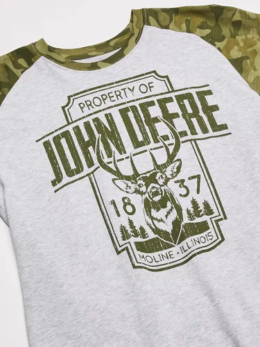 Vista 3 de John Deere Camiseta para niños jóvenes
