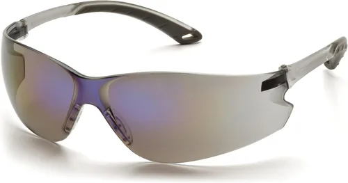 Vista 10 de Pyramex Itek - Gafas de seguridad con lentes ámbar, patillas ámbar