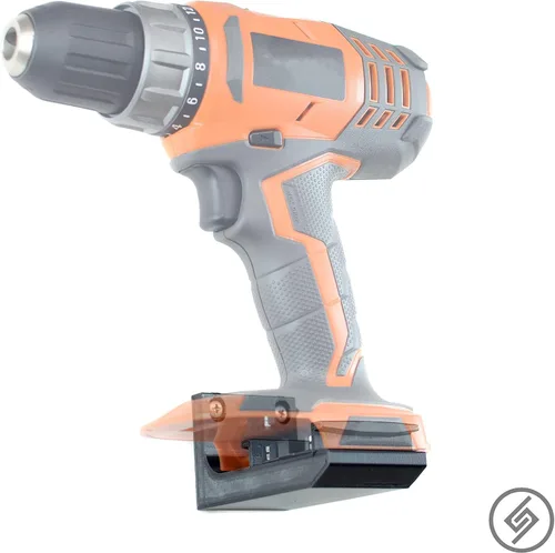 Vista 5 de Spartan Mounts para herramienta Ridgid de 18 V Soporte de gancho de pared Almacenamiento de herramientas eléctricas Blog DIY sala