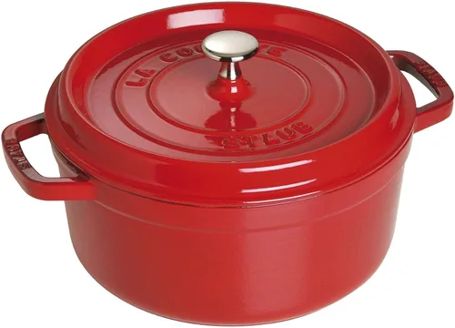 Vista 28 de Staub olla de hierro cocotte redonda de 6-1/4 cuartos de galón, Albahaca