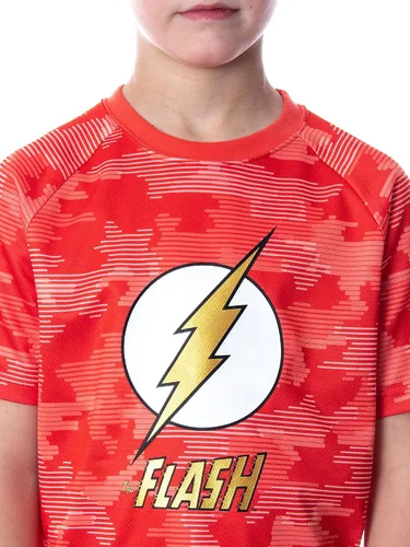 Vista 4 de DC Comics Justice League Digital Camo The Flash 2 PC pijama conjunto