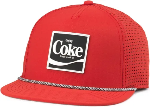 Vista 7 de AMERICAN NEEDLE Coke Coca Cola Patch - Gorra de béisbol ajustable unisex Negro
