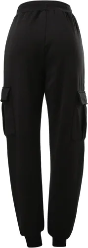 Vista 4 de Pantalones cargo para hombre, holgados, de moda, atléticos, casuales, rectos, con múltiples bolsillos