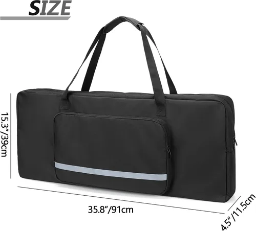 Vista 6 de GRAOSO Bolsa de transporte para bebé, compatible con Baby Bjorn Bouncer Balance Soft and Bouncer Bliss, bolsa de viaje con doble cremallera
