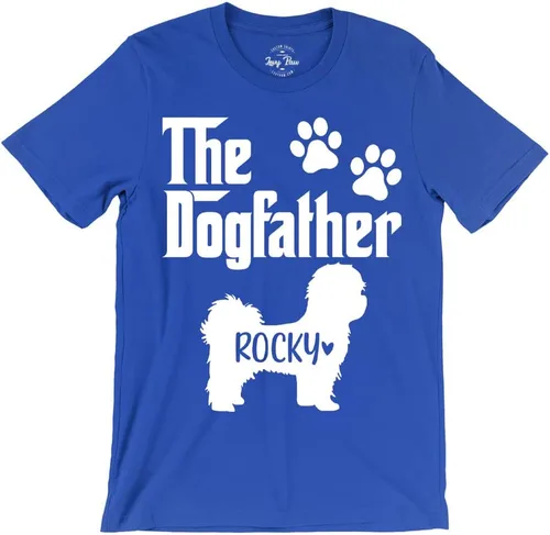 Vista 4 de LEVY PAW Camisas personalizadas para papá Shih Tzu para hombres, regalos de Shih Tzu para los amantes de Shih Tzu, regalos personalizados Shih Tzu