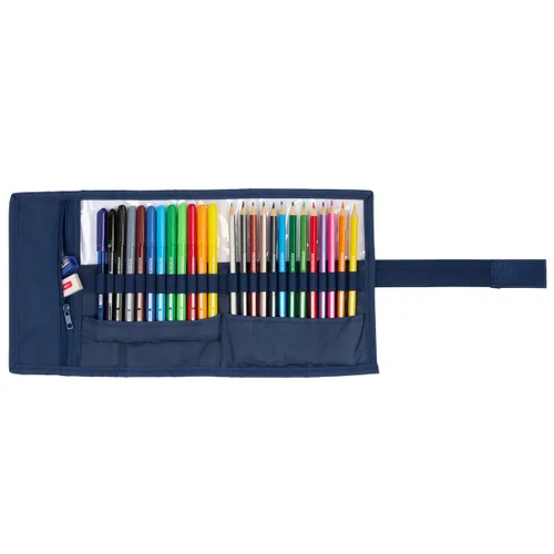 Vista 3 de Portatodo Benetton Damero Azul marino 7 x 20 x 7 cm 27 Piezas
