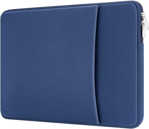 Vista 11 de Funda para laptop de 11 a 11.6 pulgadas, a prueba de golpes, funda protectora acolchada para computadora con bolsillo, compatible con MacBook Acer
