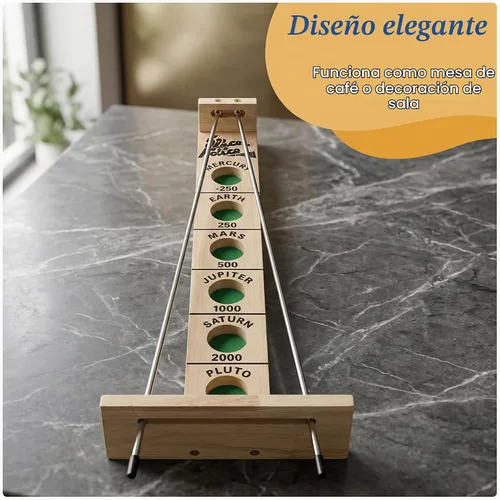 Vista 5 de We Games Dispara la Luna de madera maciza, 18 pulgadas