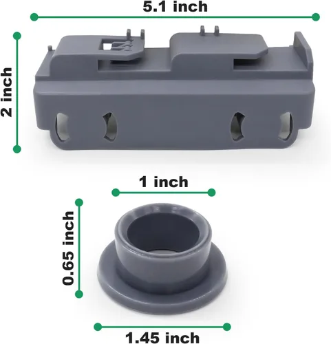 Vista 2 de WD28X27241 - Kit de soporte para lavavajillas y rodillo de repuesto para montaje de ruedas inferiores de lavavajillas GE WD12X10439 WD12X10438