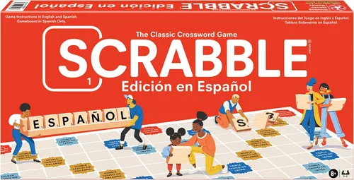 Vista 2 de Winning Moves Scrabble Edicion En Español, Juego De Palabras Español El juego de palabras más famoso del mundo, diseñado para el idioma español