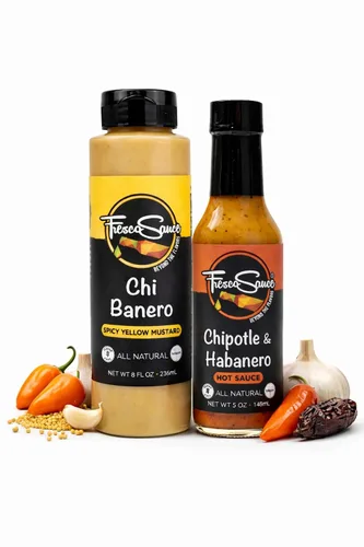 Vista 13 de Fresco Sauce - Paquete de 2 Salsa picante Bundel - Mezcla de pimienta asada al fuego - Jalapeño - Pimientos serranos - Jugo de limón - Ajo cítrico