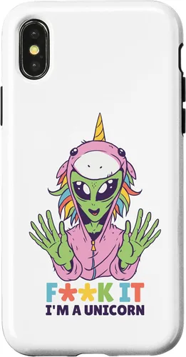 Vista 5 de Funda para iPhone 12 mini LGBTQ Alien F I I'm A Unicorn Rainbow Outer Space Gay Pride